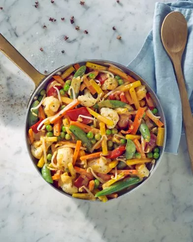 Gemüse Pfanne Style Asia Curry