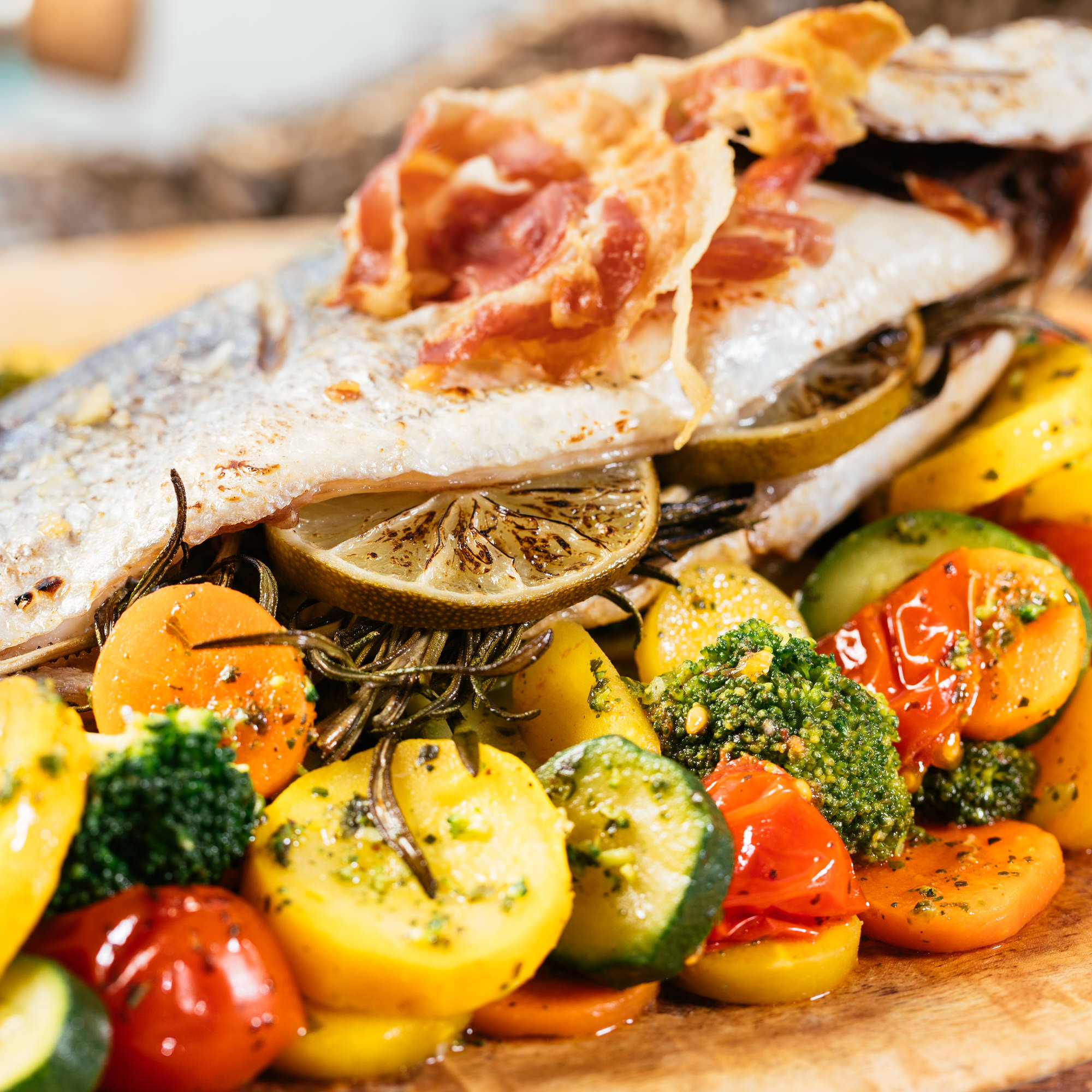 Ofendorade auf Mediterranem Gemüse - FRoSTA.at