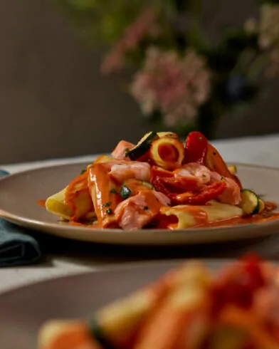 Wildlachs & Garnelen