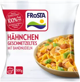 Hähnchen Geschnetzeltes mit Bandnudeln
