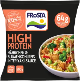 High Protein Hähnchen & Blumenkohlreis in Teriyaki-Sauce