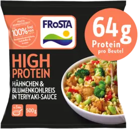 High Protein Hähnchen & Blumenkohlreis in Teriyaki-Sauce
