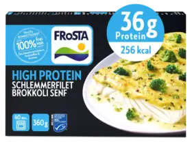 High Protein Schlemmerfilet Brokkoli Senf