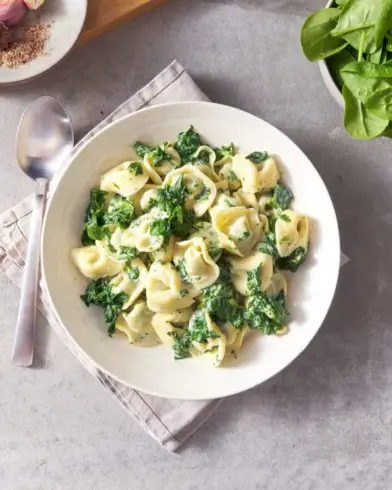 Tortellini Rahmspinat